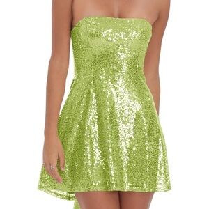 Green Sequin Dress